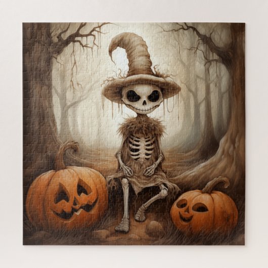 Halloween Skeleton Puzzel (Verticaal)