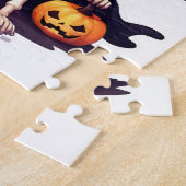 Halloween Skeleton Puzzle - Schattigee Heksenskele Legpuzzel (Zijkant)