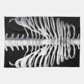 Halloween Skeleton Rib Cage Botten Keukendoek Theedoek (Horizontaal)
