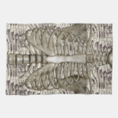 Halloween Skeleton Rib Cage Rustieke Keuken Handdo Theedoek (Horizontaal)