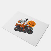 Halloween Skeleton Riding Monster Truck Deurmat (Schuin)