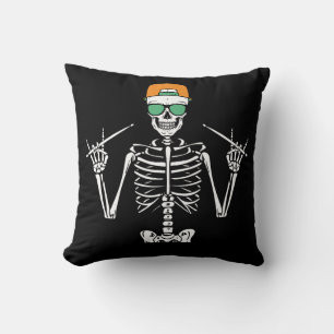 Halloween Skeleton Rock Hand Palling Drums Kussen