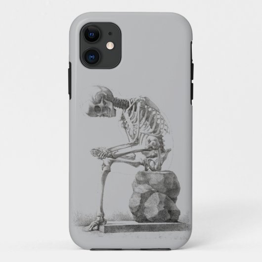 Halloween Skeleton Sitting Anatomy Case-Mate iPhone Case (Achterkant)
