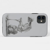 Halloween Skeleton Sitting Anatomy Case-Mate iPhone Case (Achterkant (horizontaal))