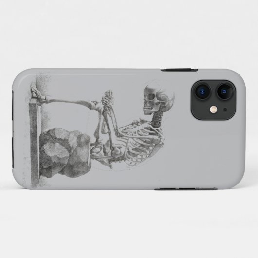 Halloween Skeleton Sitting Anatomy Case-Mate iPhone Case (Achterkant (horizontaal))