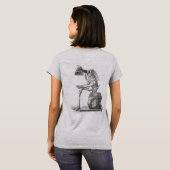 Halloween Skeleton Sitting Anatomy T-shirt (Achterkant volledig)