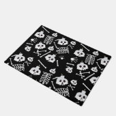 Halloween Skeleton Skull Bot Patroon Deurmat (Schuin)