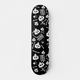 Halloween Skeleton Skull Bot Patroon Persoonlijk Skateboard