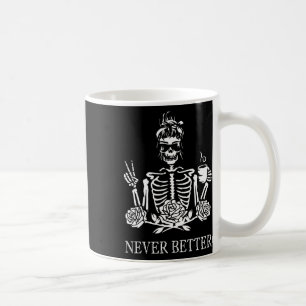 Halloween Skeleton Skull Vrouwen Drink koffie Nev Koffiemok