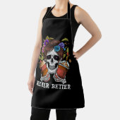 Halloween Skeleton Skull Vrouwen Drink koffie Nev Schort (Insitu)