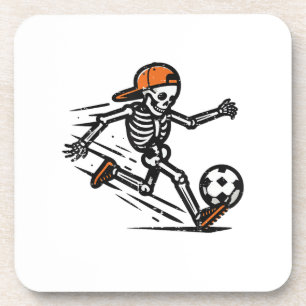Halloween Skeleton Soccer Football Kostuum Mannen  Bier Onderzetter