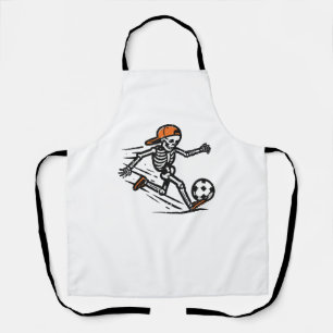 Halloween Skeleton Soccer Football Kostuum Mannen Schort