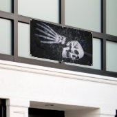 Halloween Skeleton Spandoek (Buitenkant Gebouw)