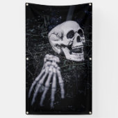 Halloween Skeleton Spandoek (Verticaal)