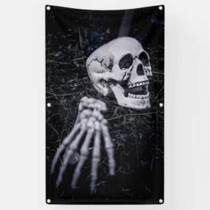 Halloween Skeleton Spandoek