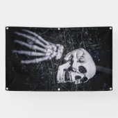 Halloween Skeleton Spandoek (Horizontaal)