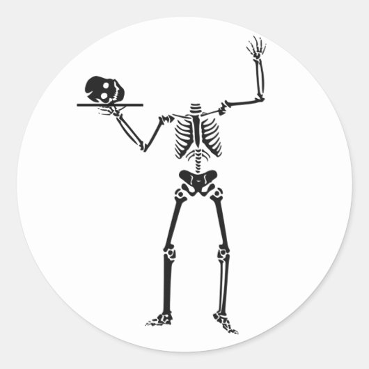 Halloween Skeleton Stickers (Voorkant)