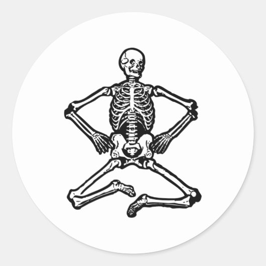 Halloween Skeleton Stickers (Voorkant)