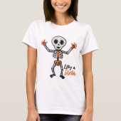 Halloween Skeleton T-shirt (Voorkant)