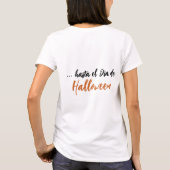Halloween Skeleton T-shirt (Achterkant)