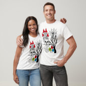 halloween skeleton   t-shirt (Unisex)
