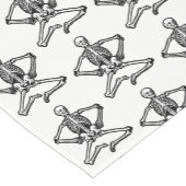 Halloween Skeleton Table Runner Korte Tafelloper (Hoek)