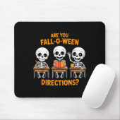 Halloween Skeleton Teacher Are You Fall O Ween Dir Muismat (Met muis)