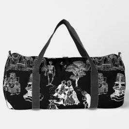 halloween skeleton toile rococo antique skull plunjezak