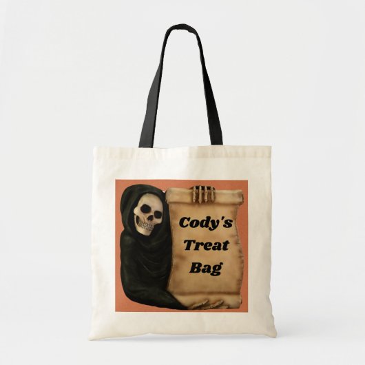 Halloween Skeleton Tote Bag (Voorkant)