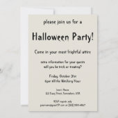  Halloween, Skeleton Violinist en Ghosts Kaart (Achterkant)