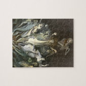  Halloween, Skeleton Violinist en Ghosts Legpuzzel (Horizontaal)