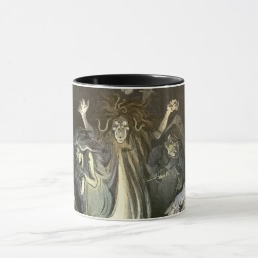 Halloween, Skeleton Violinist en Ghosts Mok (Midden)