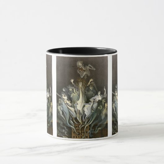 Halloween, Skeleton Violinist en Ghosts Mok (Midden)