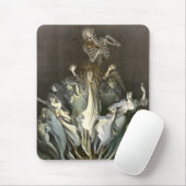  Halloween, Skeleton Violinist en Ghosts Muismat (Met muis)