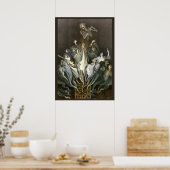 Halloween, Skeleton Violinist en Ghosts Poster (Keuken)