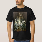  Halloween, Skeleton Violinist en Ghosts T-shirt (Voorkant)