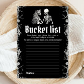 Halloween Skeleton Vrijgezellenfeest Bucket List G Kaart