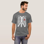 Halloween Skeleton Wandelvrienden T-shirt (Voorkant volledig)