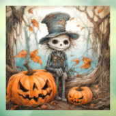 Halloween Skeleton Window Cling Raamsticker (Vel 3)