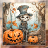Halloween Skeleton Window Cling Raamsticker (Vel 2)