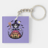 Halloween Skeleton Witch Sleutelhanger (Achterkant)