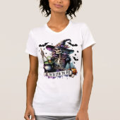 Halloween Skeleton Witch T-shirt voor dames - Funn (Voorkant)