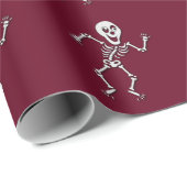 Halloween Skeleton Wrapping Paper Cadeaupapier (Rol Hoek)