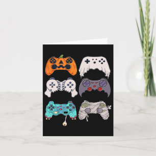 Halloween Skeleton Zombie Gaming Controllers Mummy Kaart