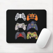 Halloween Skeleton Zombie Gaming Controllers Mummy Muismat (Met muis)