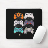 Halloween Skeleton Zombie Gaming Controllers Mummy Muismat (Met muis)