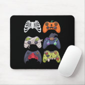 Halloween Skeleton Zombie Gaming Controllers Mummy Muismat (Met muis)
