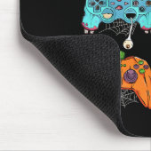 Halloween Skeleton Zombie Gaming Controllers Mummy Muismat (Hoek)