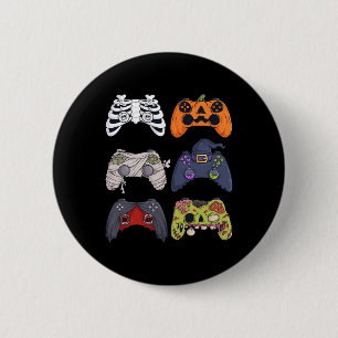 Halloween Skeleton Zombie Gaming Controllers Mummy Ronde Button 5,7 Cm