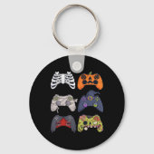 Halloween Skeleton Zombie Gaming Controllers Mummy Sleutelhanger (Achterkant)